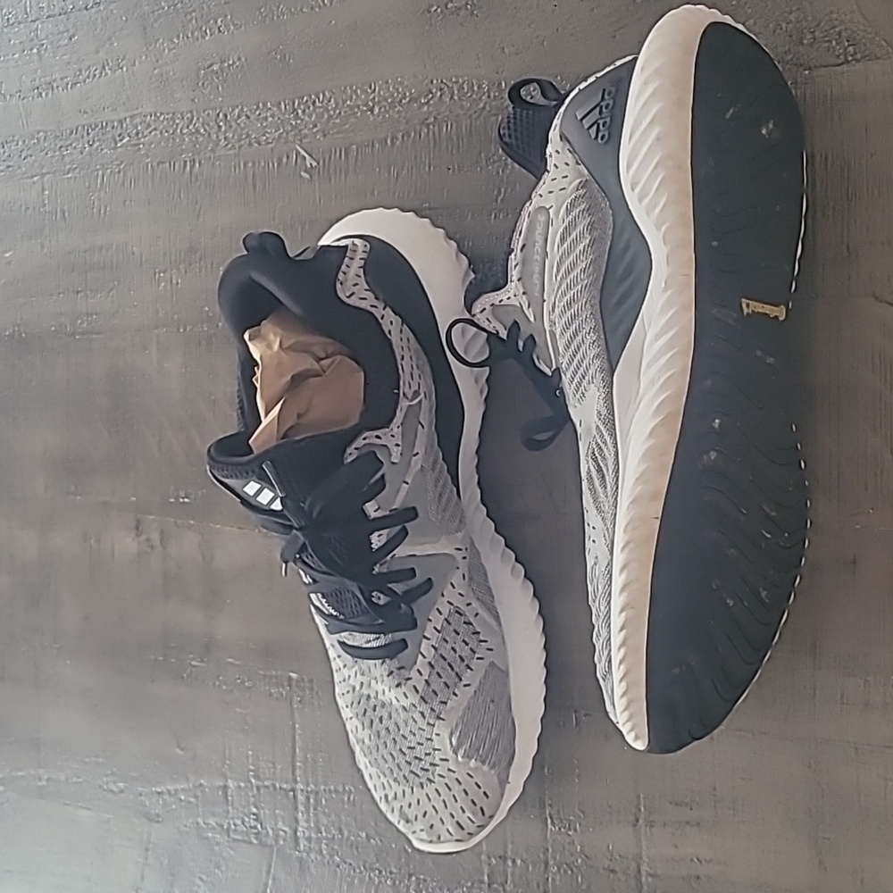 Adidas Alphabounce Beyond Running Shoes Grey/Black Size 11 Men's - Picture 2 of 10